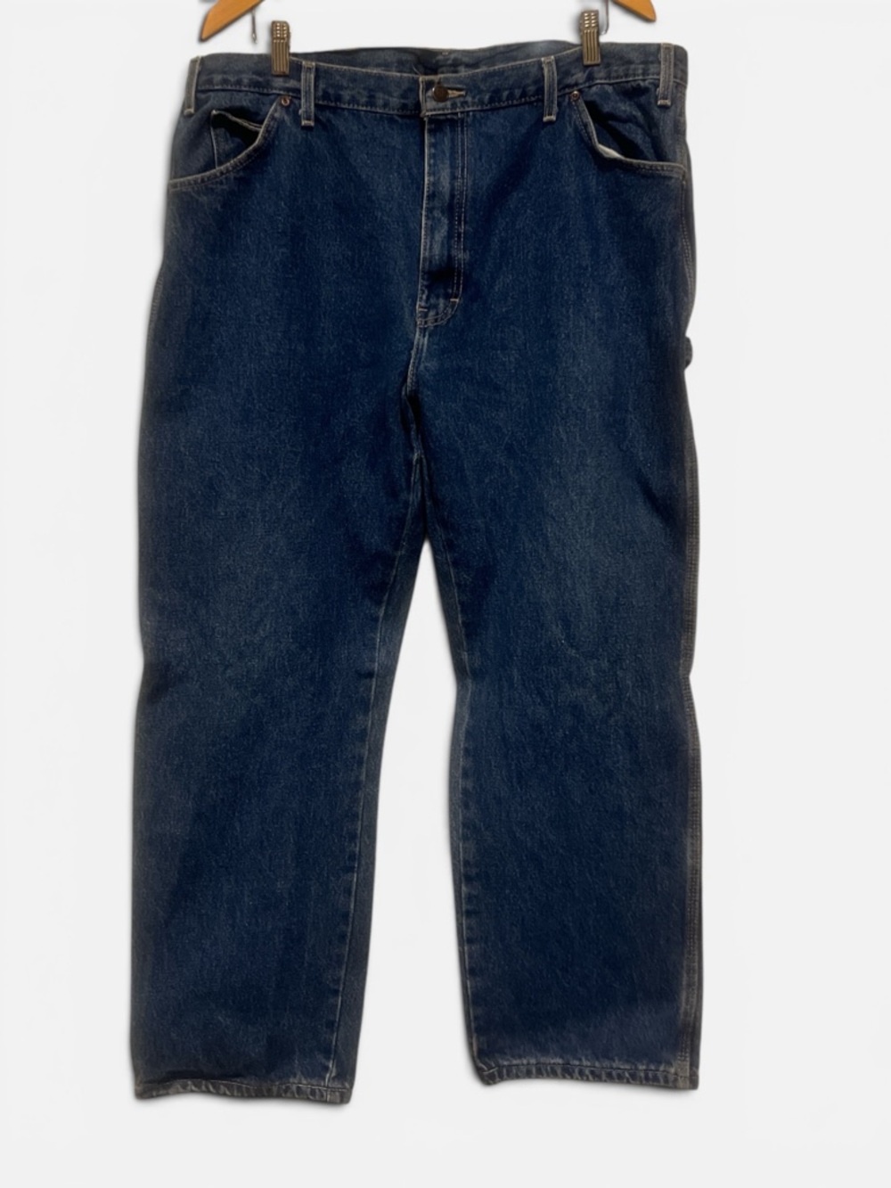 Dickies Men’s Work Pants 40x30 Relaxed Fit Dark Wash Durable Utility